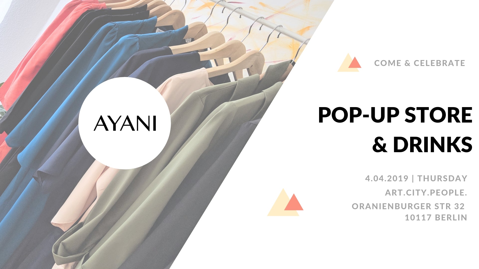 AYANI Pop-Up Store & Drinks