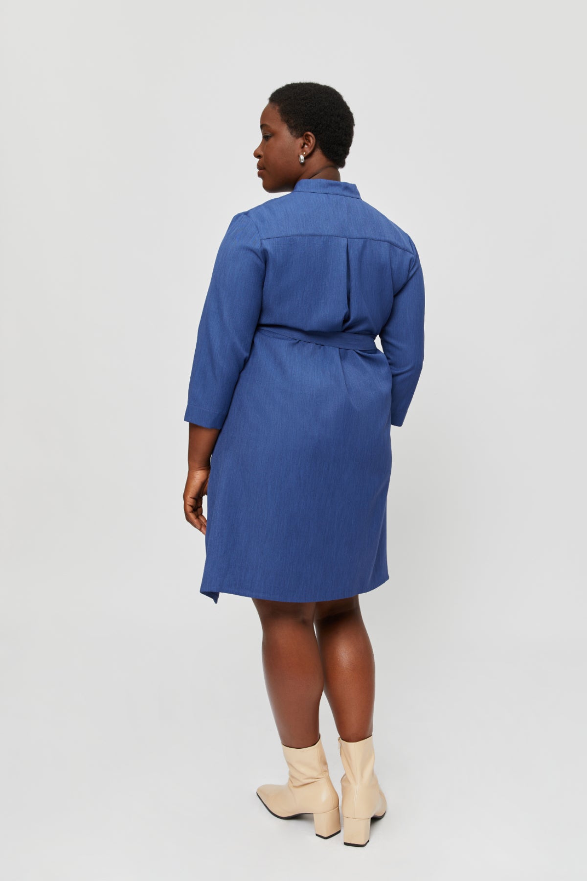 Lidia | Shirt Dress in Classic Blue