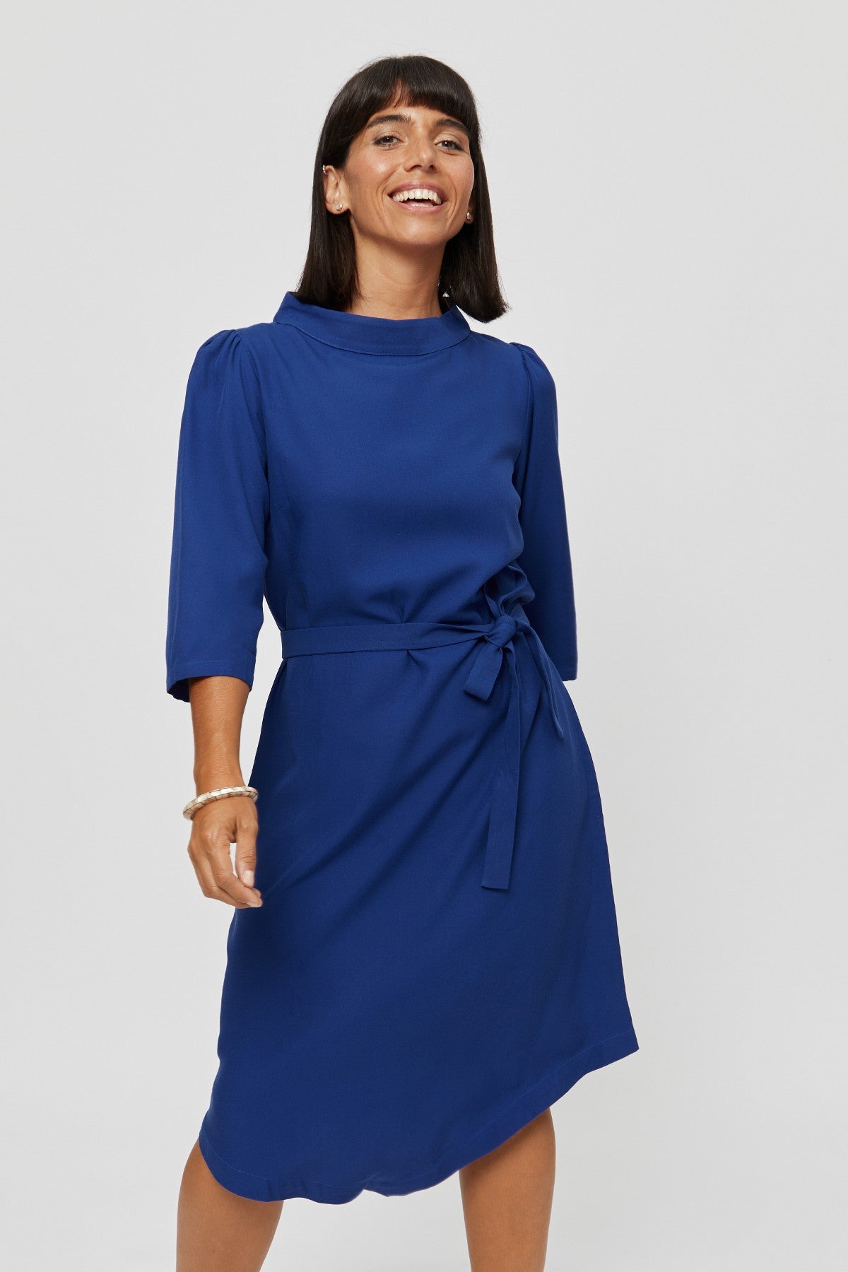 A Linie Kleid SUZI in Blau - AYANI