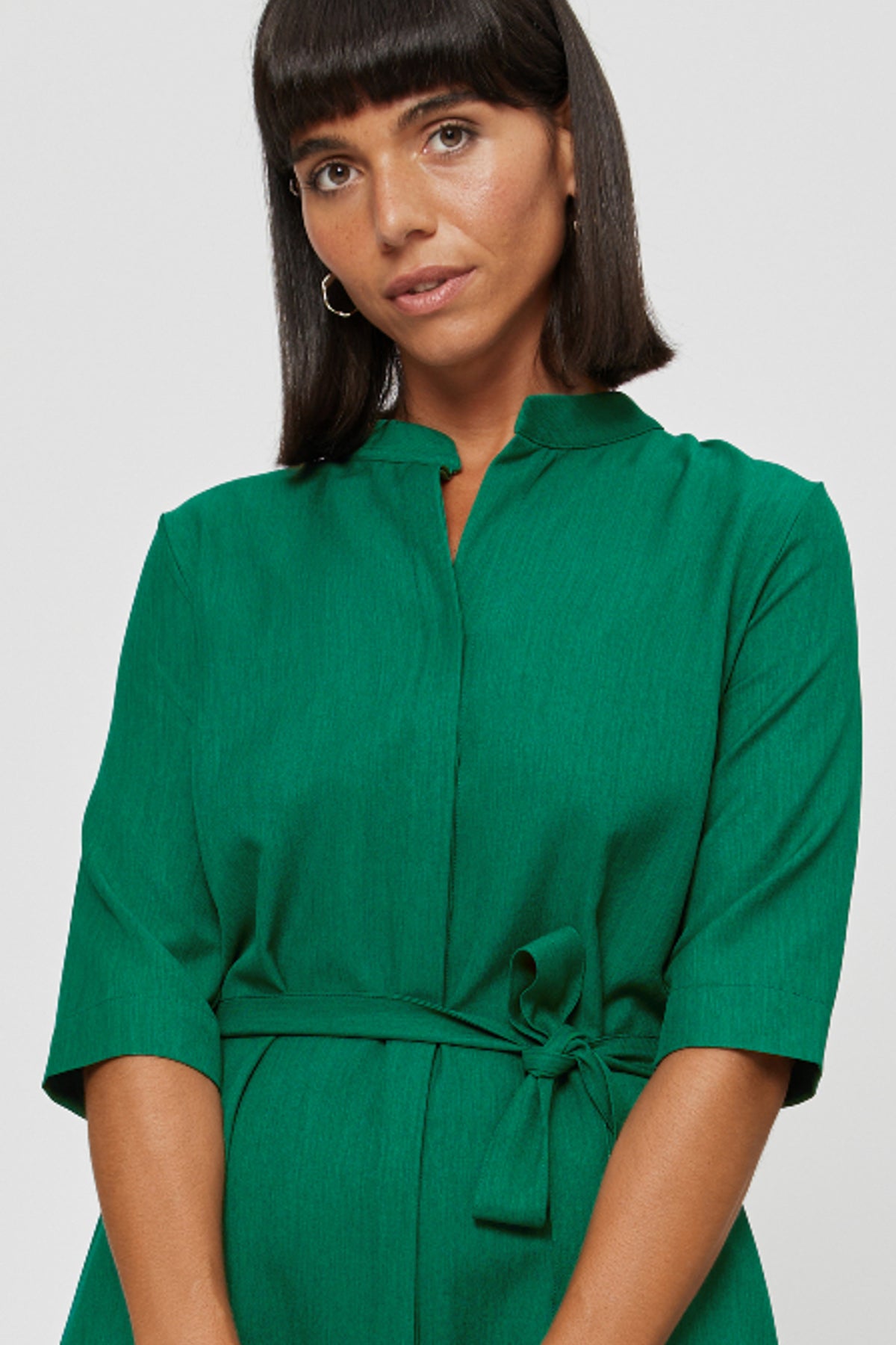 Lidia | Shirt Dress in Green