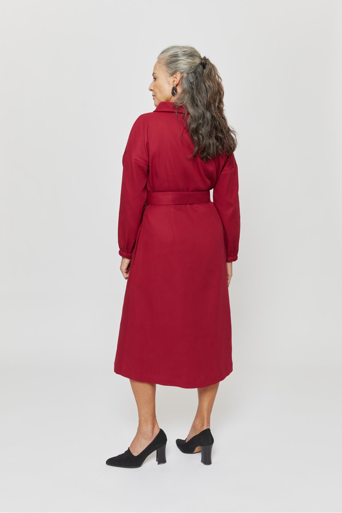 kleid rot weihnachten lang - AYANI