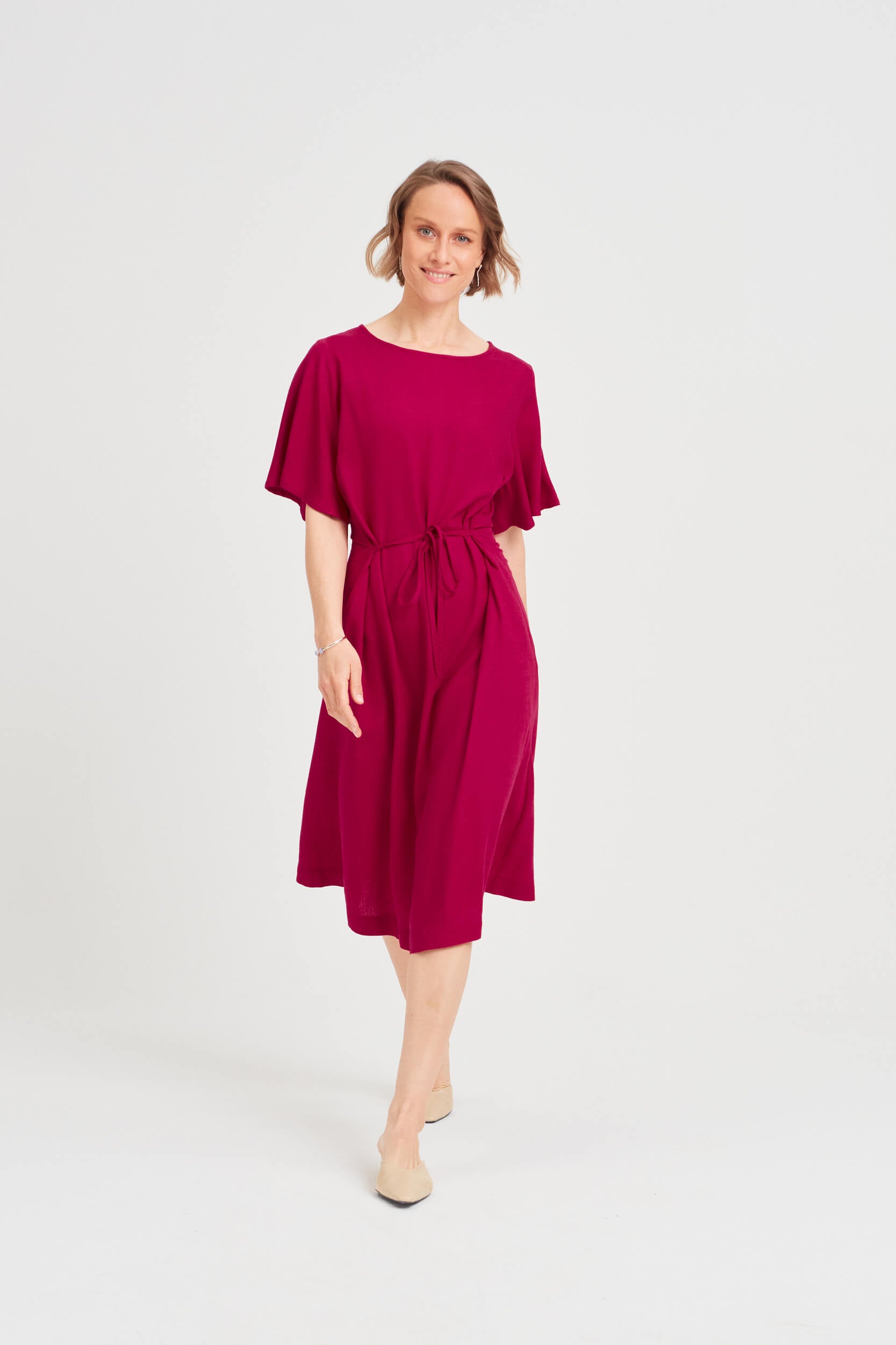 AYANI NIKA cocktailkleid rot stilvoll sommerkleid