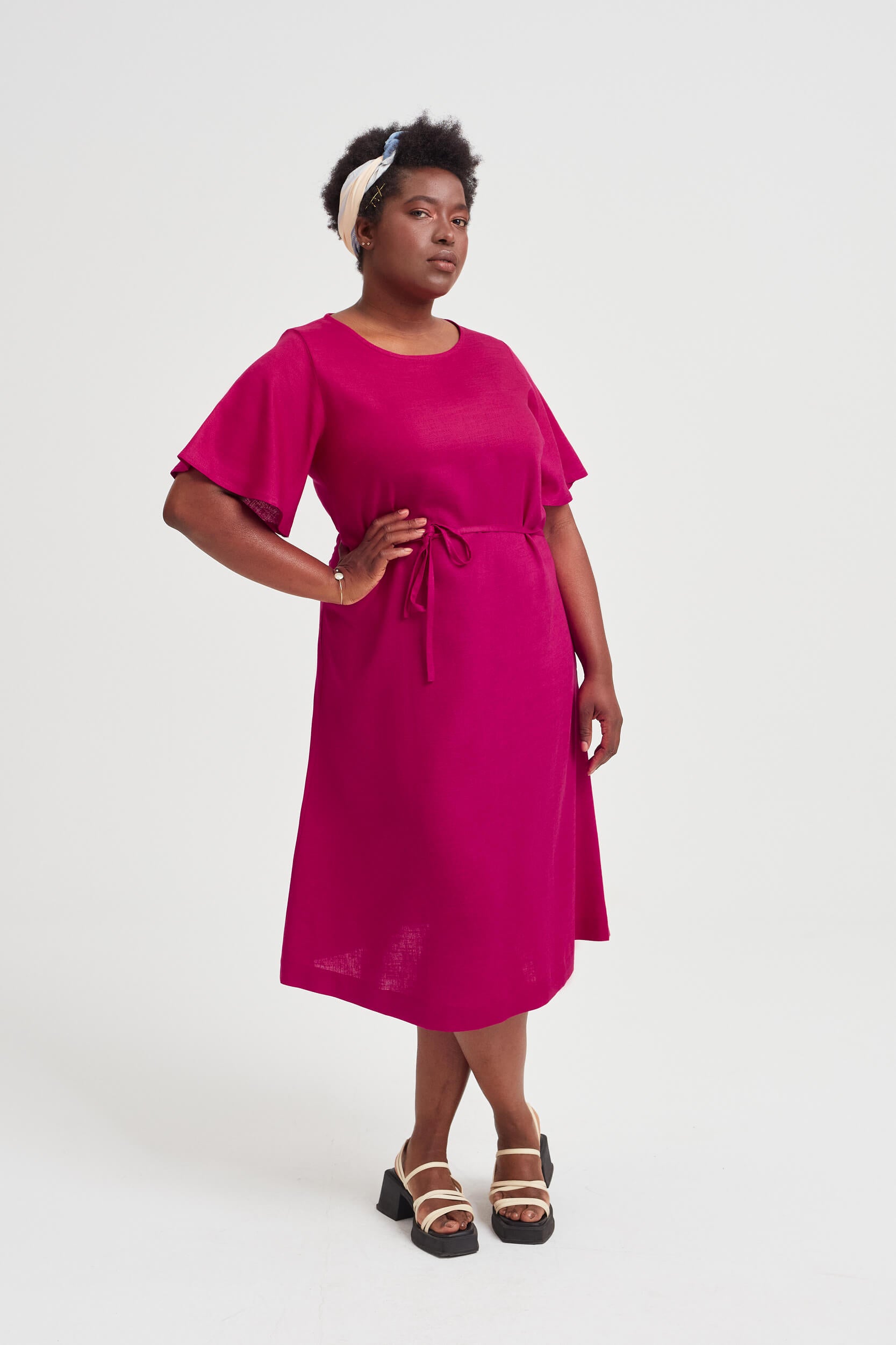 AYANI NIKA Kleid elegantes abendkleid rot große größen
