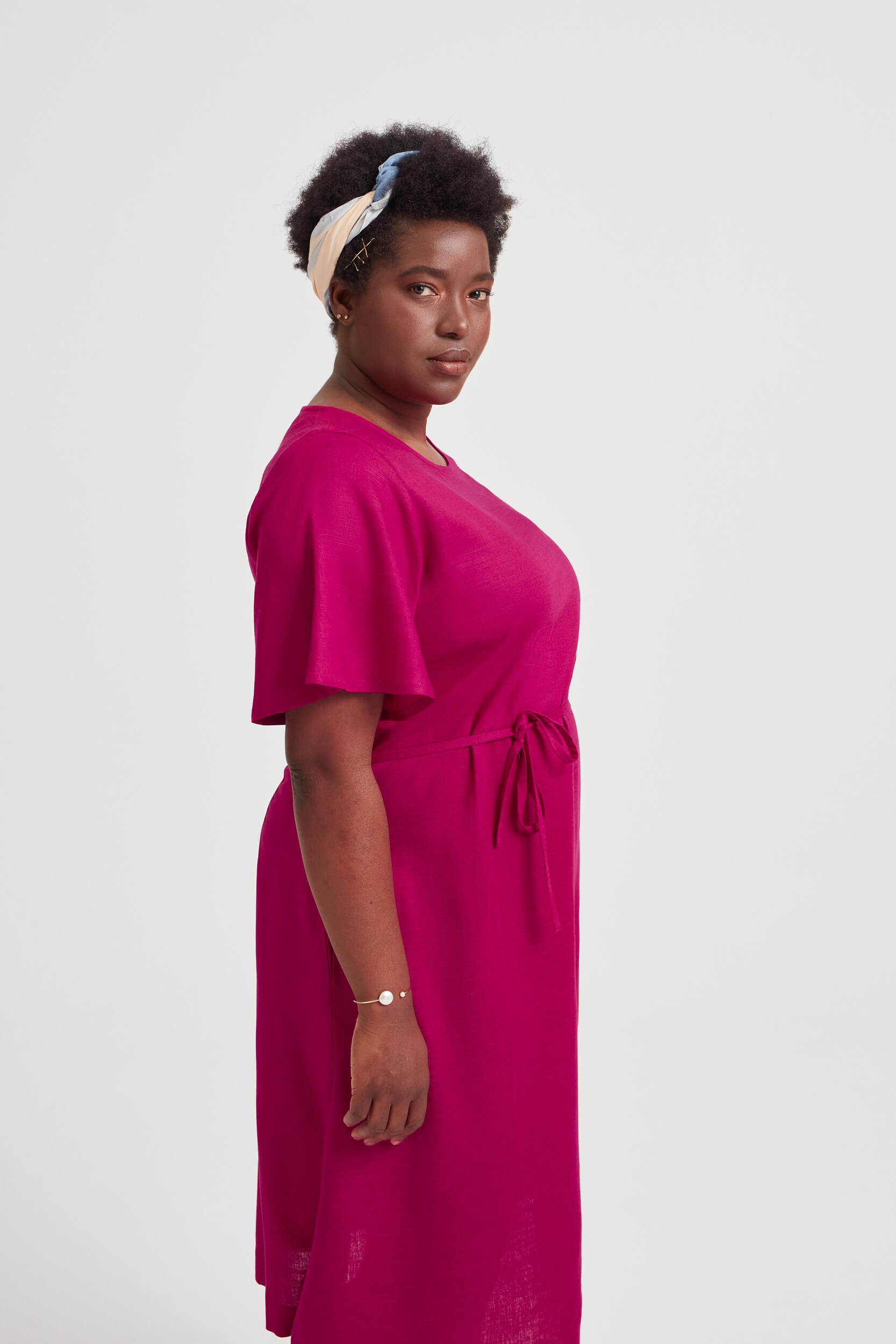 AYANI NIKA elegant red evening dress plus size 40, 42