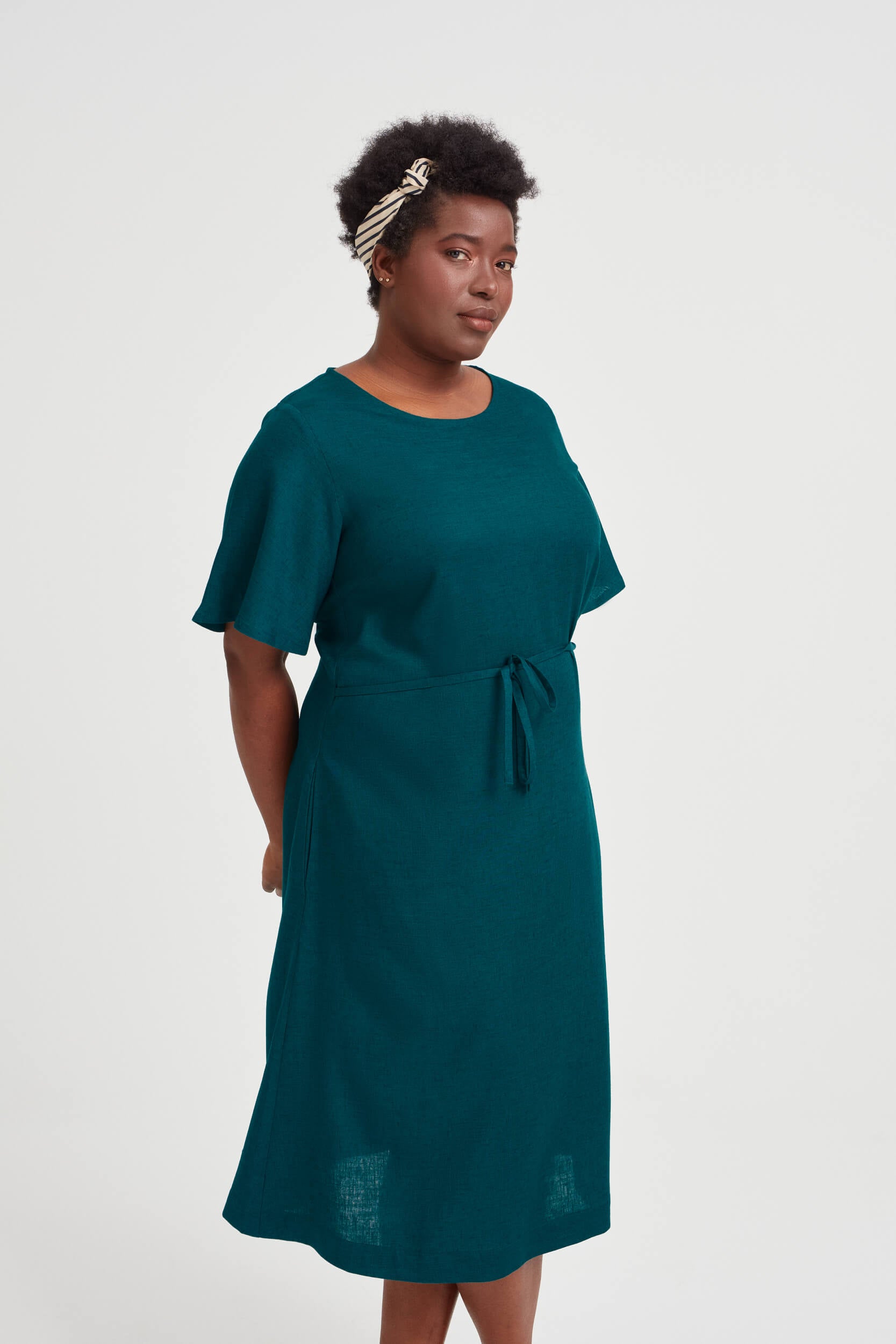 AYANI NIKA elegantes abendkleid grün auch in großen größen, 40, 42