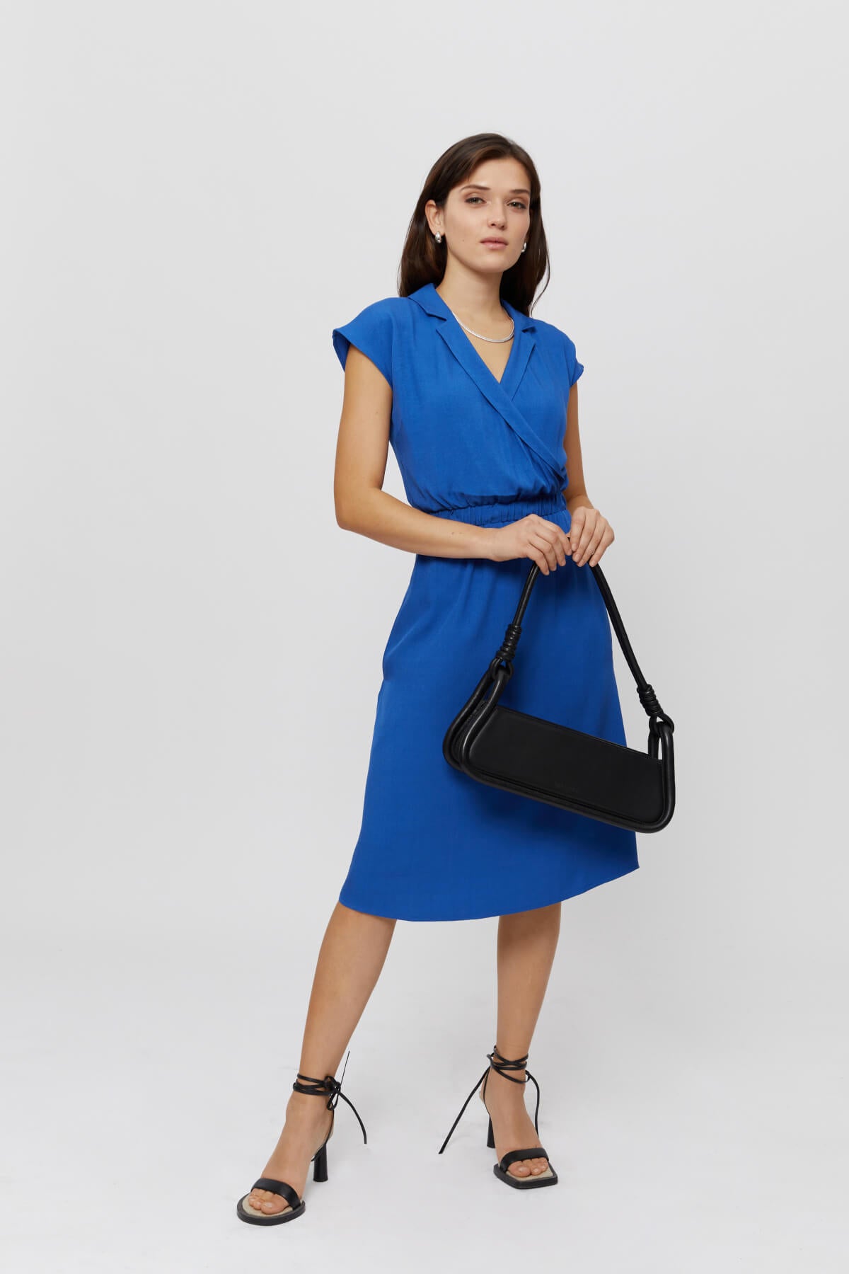 Etuikleid LILIT, Festliches Sommer Kleid in Blau - AYANI
