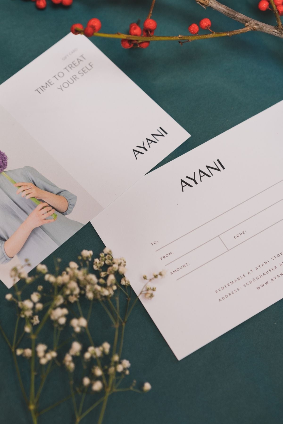 Sustainable and Fair Fashion Gift Card. AYANI Gift Card.