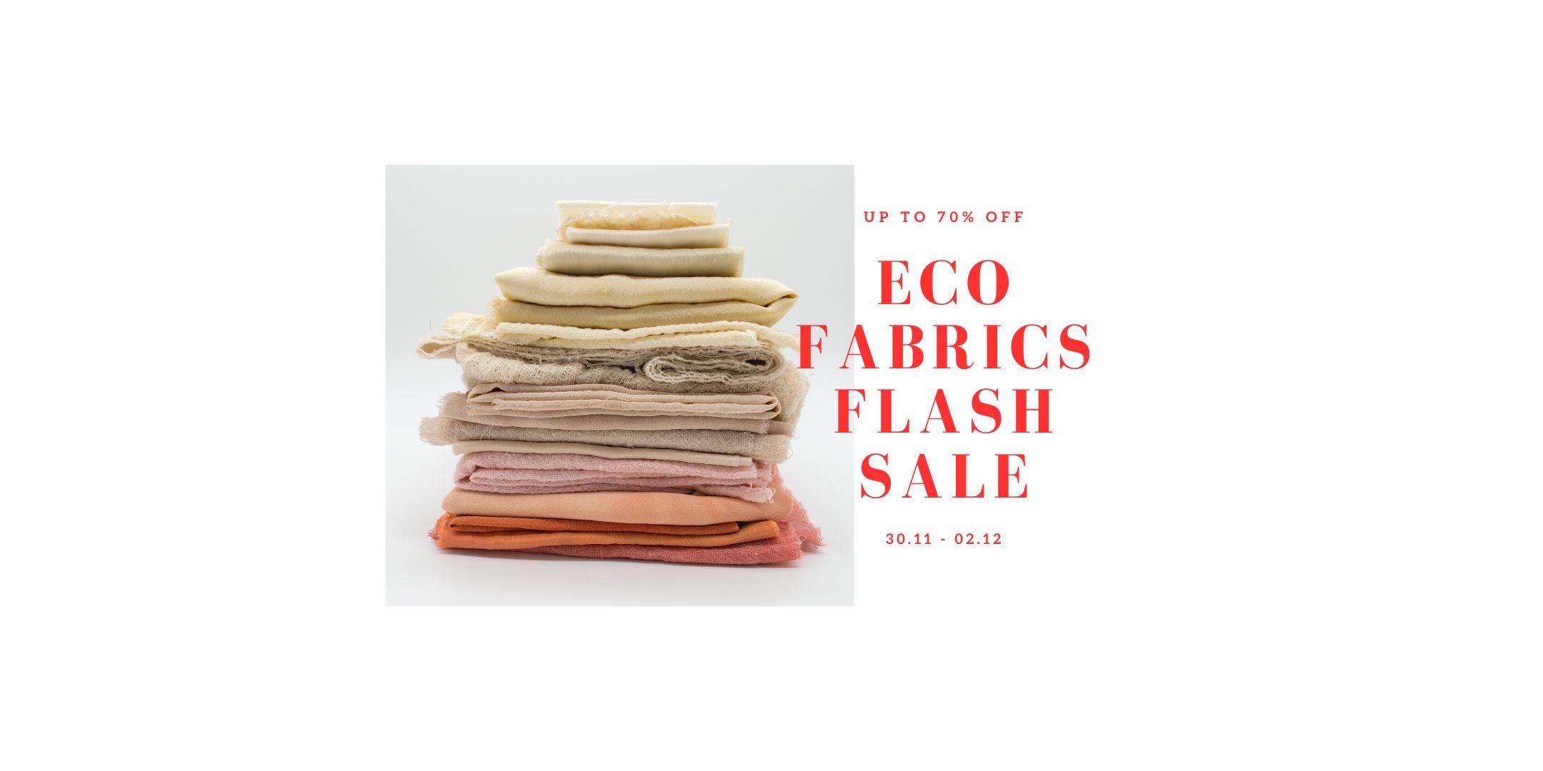 EVENT: Eco Fabrics Flash Sale