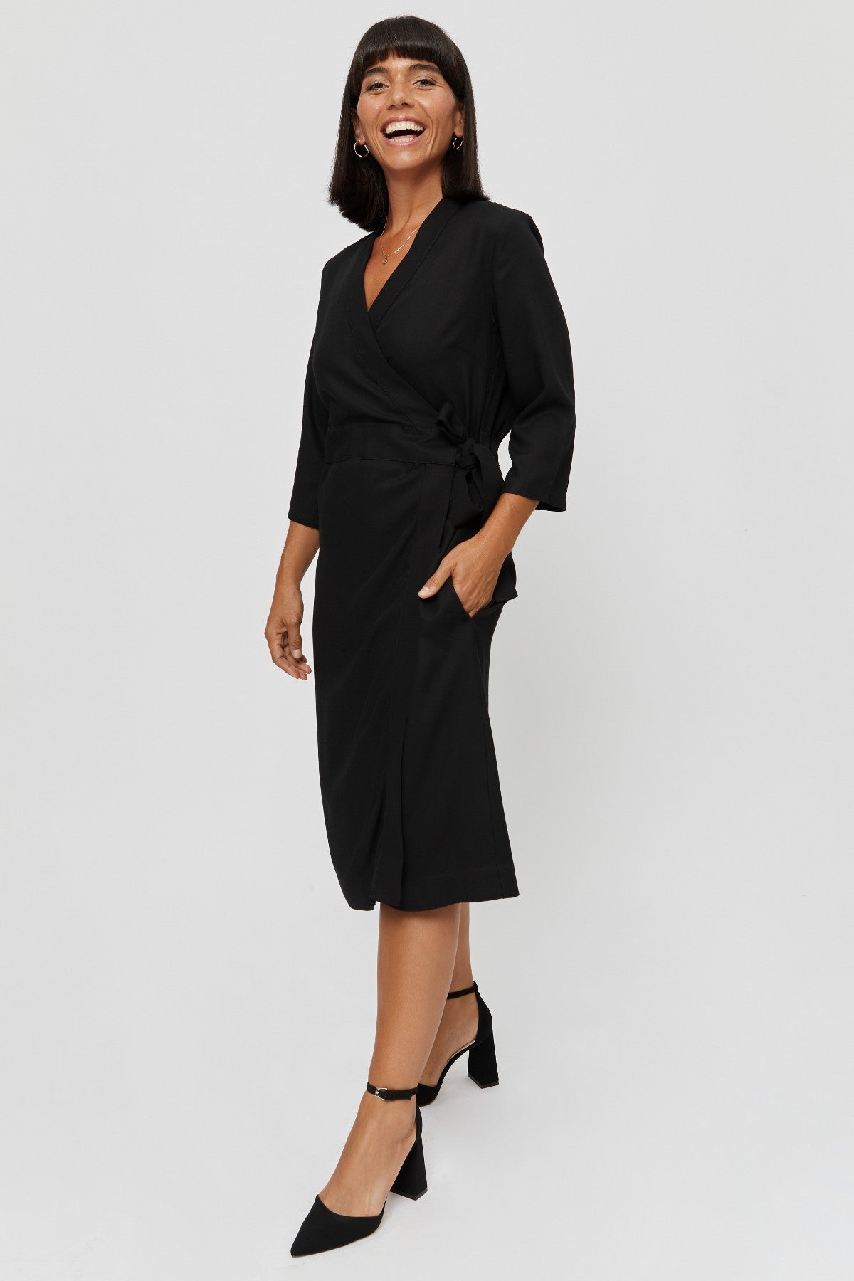 Sondra discount wrap dress