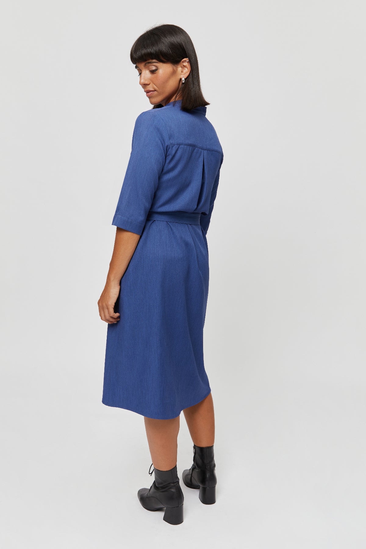 Lidia | Shirt Dress in Classic Blue