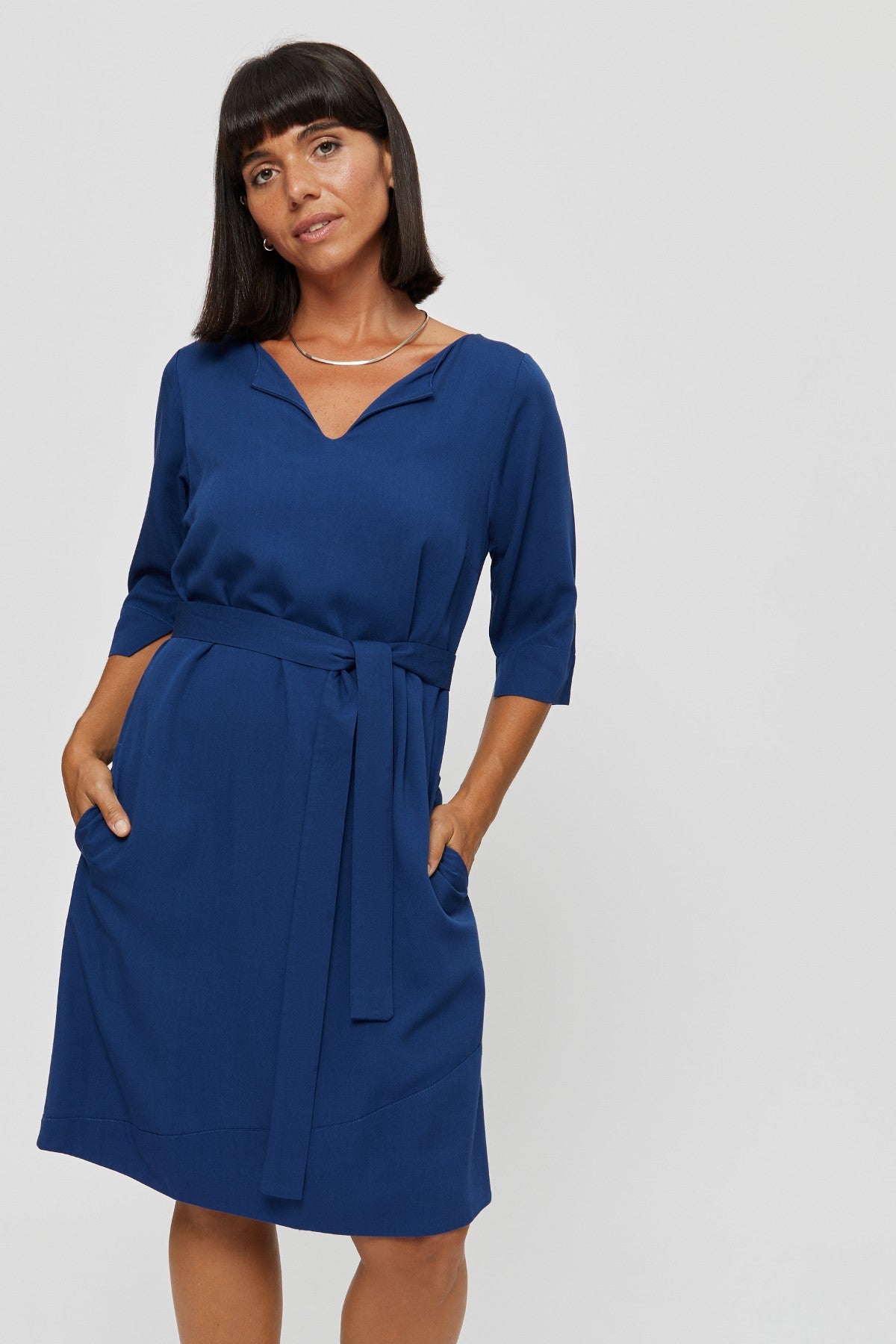 Damen Business Kleid CATHERINE in Blau