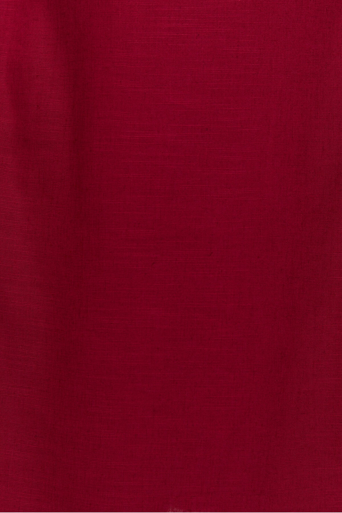 Emilia | Midi A-Linie Kleid mit Leinen in Rot