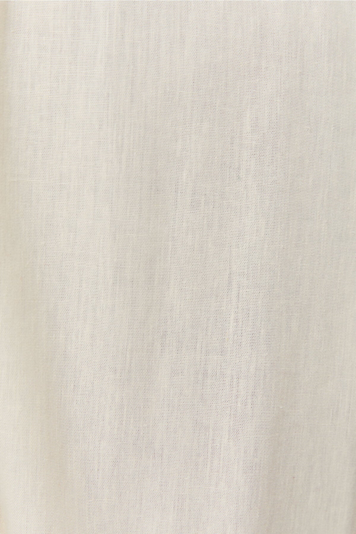 Mariam | Hemdblusenkleid aus Leinen mit breitem Gürtel in Beige
