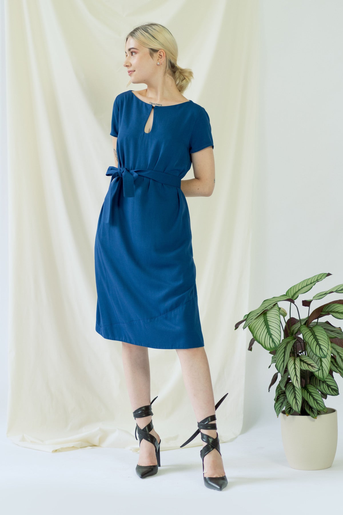 Damen Etuikleid EVA in Blau